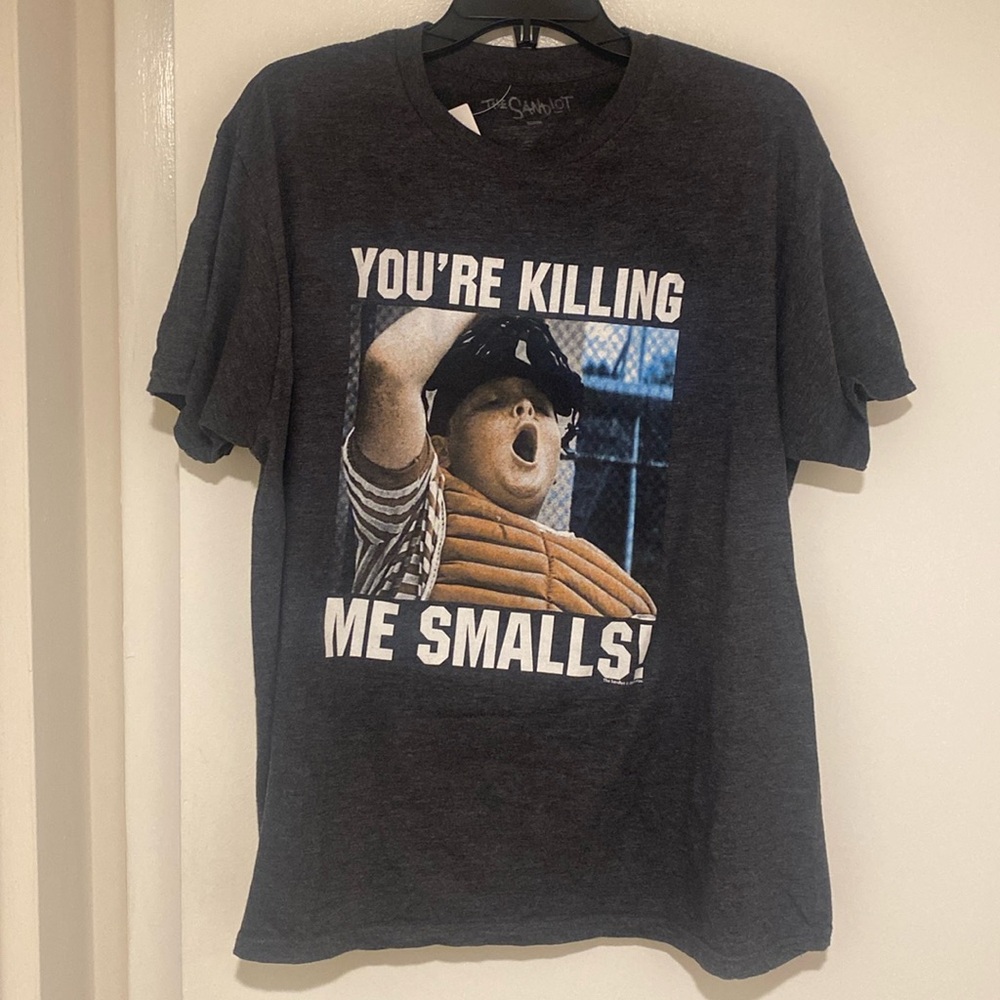 The Sandlot Your Killing Me Smalls! Brown Graphic 90s Memorabilia T Shirt M